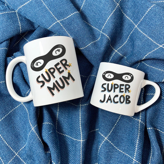 Super Mum Family Mug Set