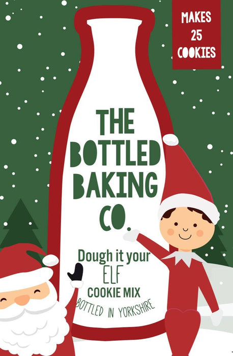 Dough It Your Elf™ Christmas Cookie Mix in a Bottle + FREE Personalised Apron