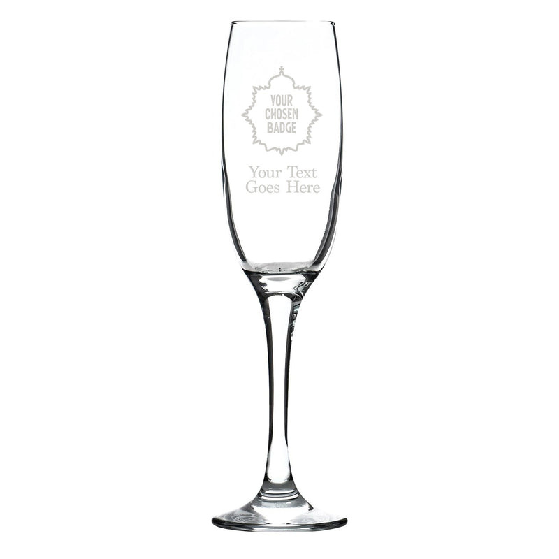 Military Engraved Champagne Flute – LAV Venue 220ml