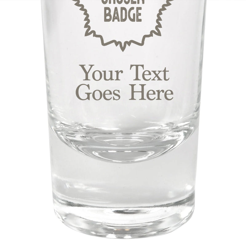 Military Engraved Tall Shot Glass – 25ml (Argon Tableware)