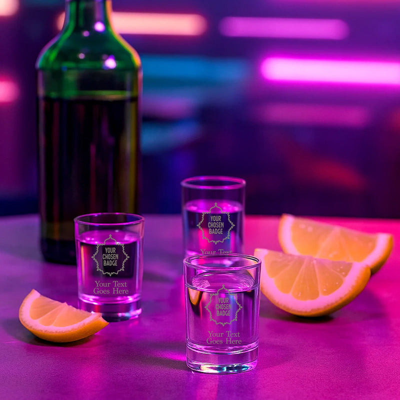 Military Engraved Tall Shot Glass – 25ml (Argon Tableware)