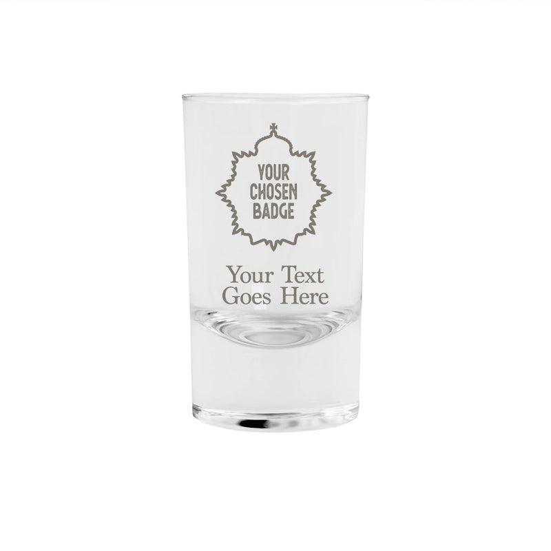 Military Engraved Tall Shot Glass – 25ml (Argon Tableware)