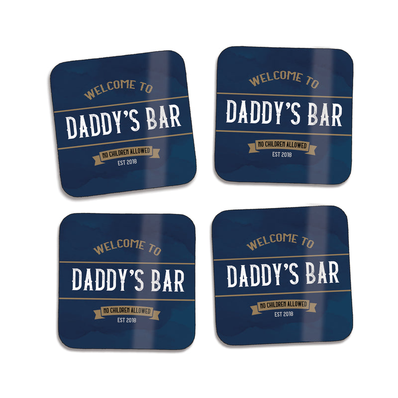 Set of 4 Vintage Pub Coasters
