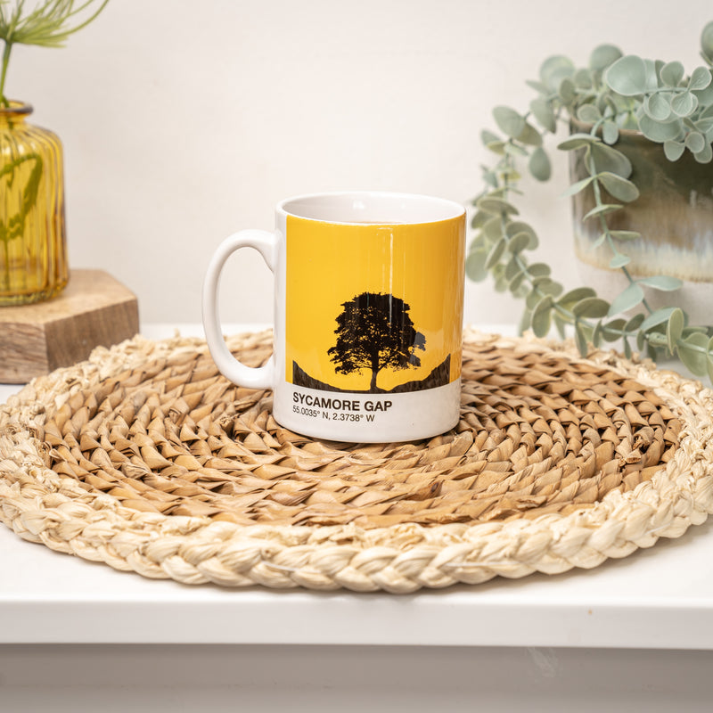 Sycamore Gap Tree Northumberland Mug & Optional Coaster