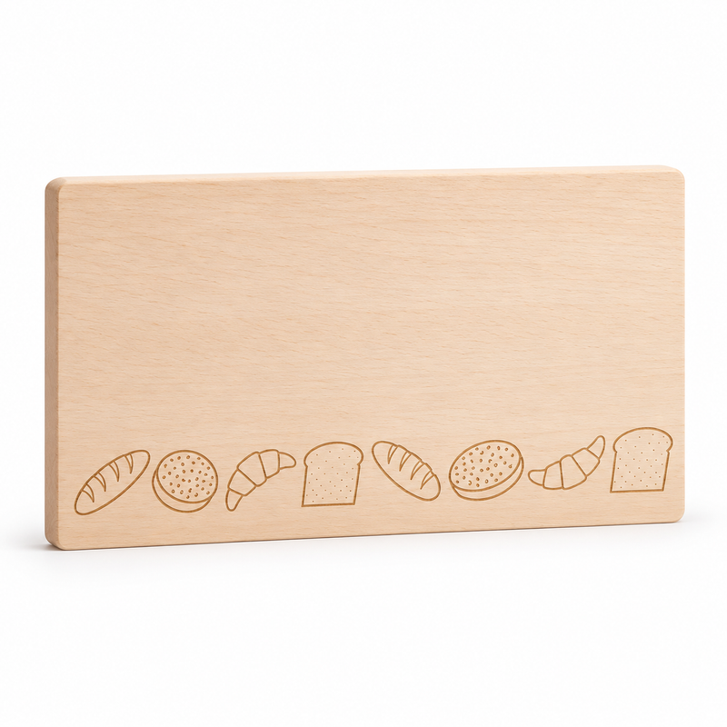 Wooden Bread and Patisserie Chopping Board- Perfect for Sunday Brunch