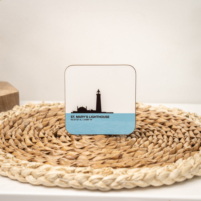 St Mary's Lighthouse Whitley Bay Mug & Optional Coaster