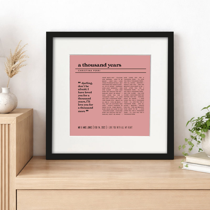 Personalised Record Sleeve Style Poster