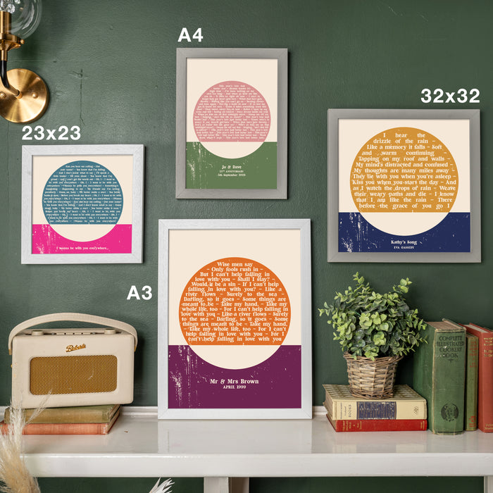 Abstract Circle Modern Art Print