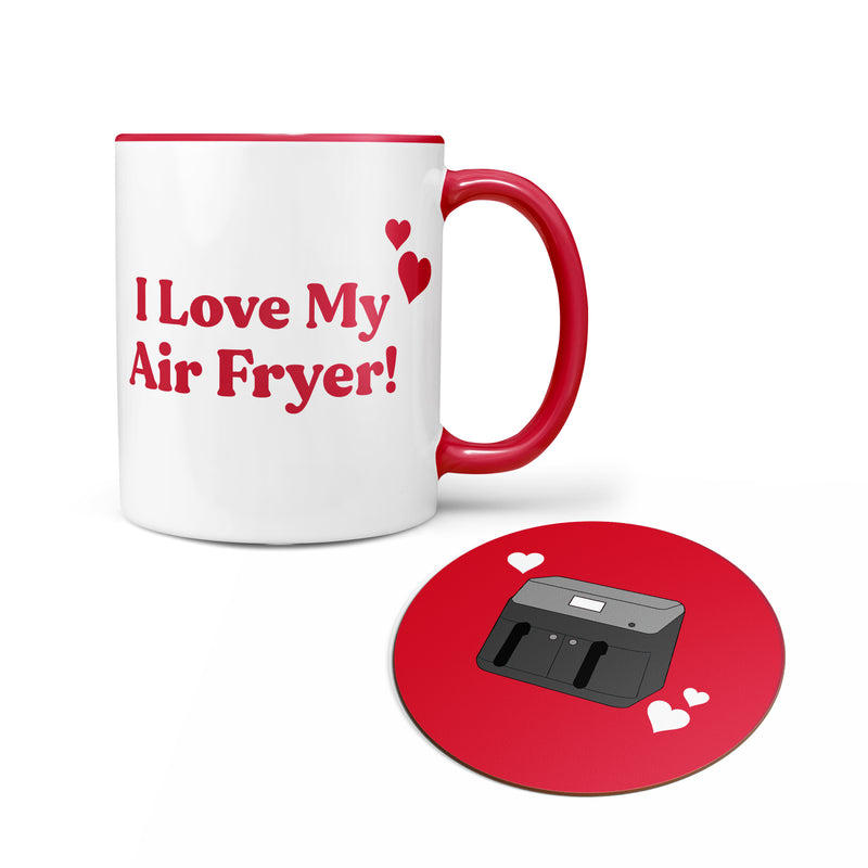 I love My Air fryer Ceramic Mug with FREE Matching Coaster