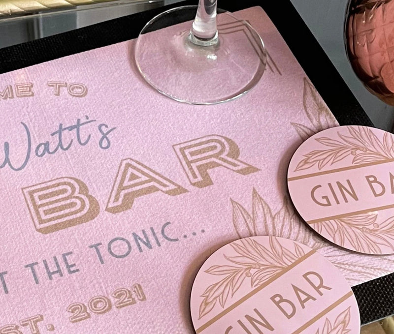 Personalised Gin Bar Accessory Set