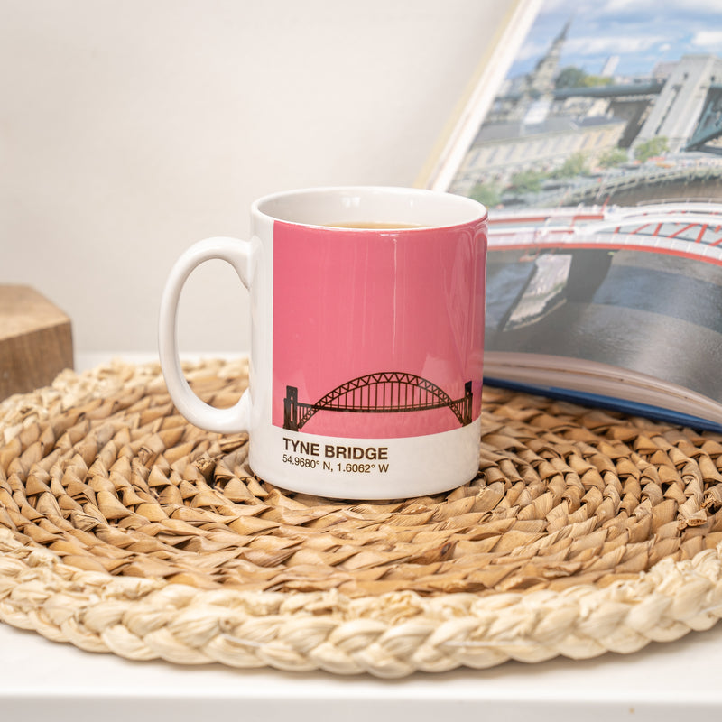 Newcastle Tyne Bridge Mug & Optional Coaster