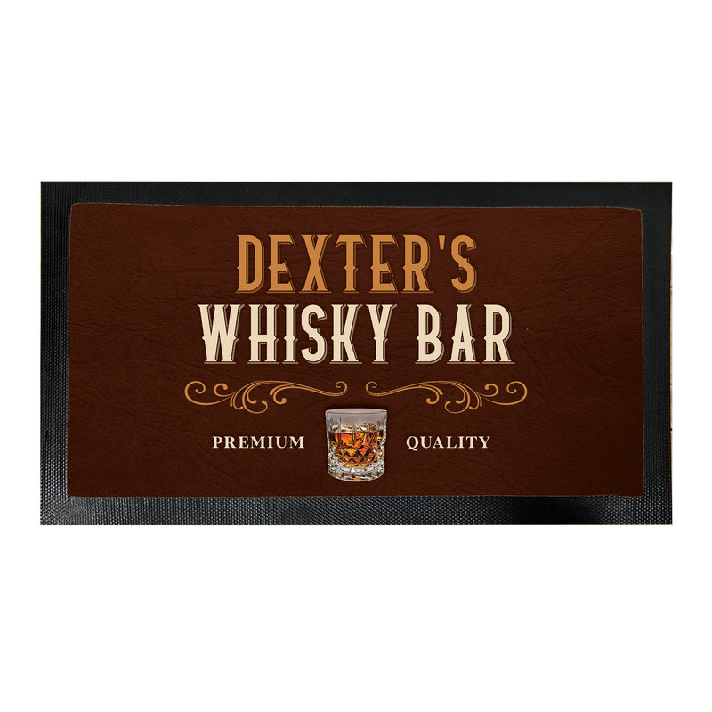 Personalised Whisky Bar Mat