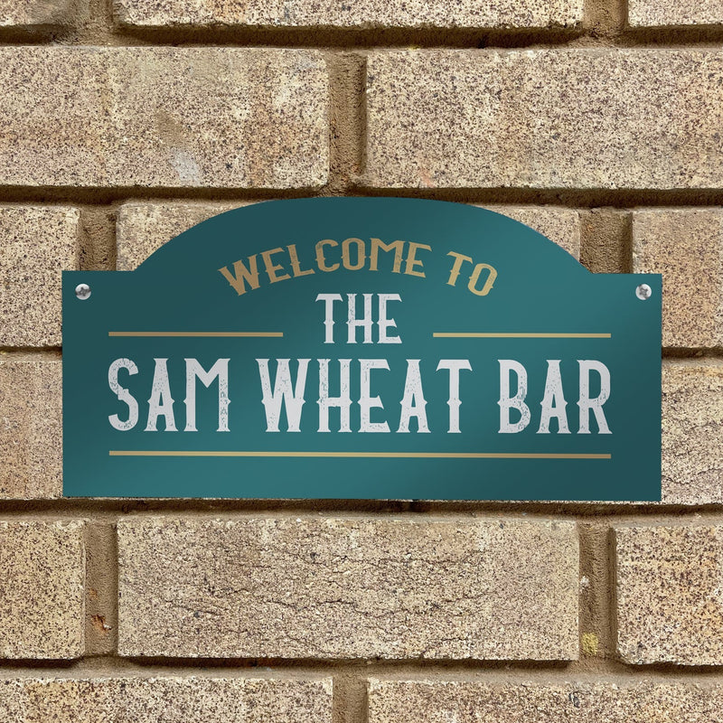 Personalised Vintage Pub Bar Set – Custom Home or Garden Pub Gift