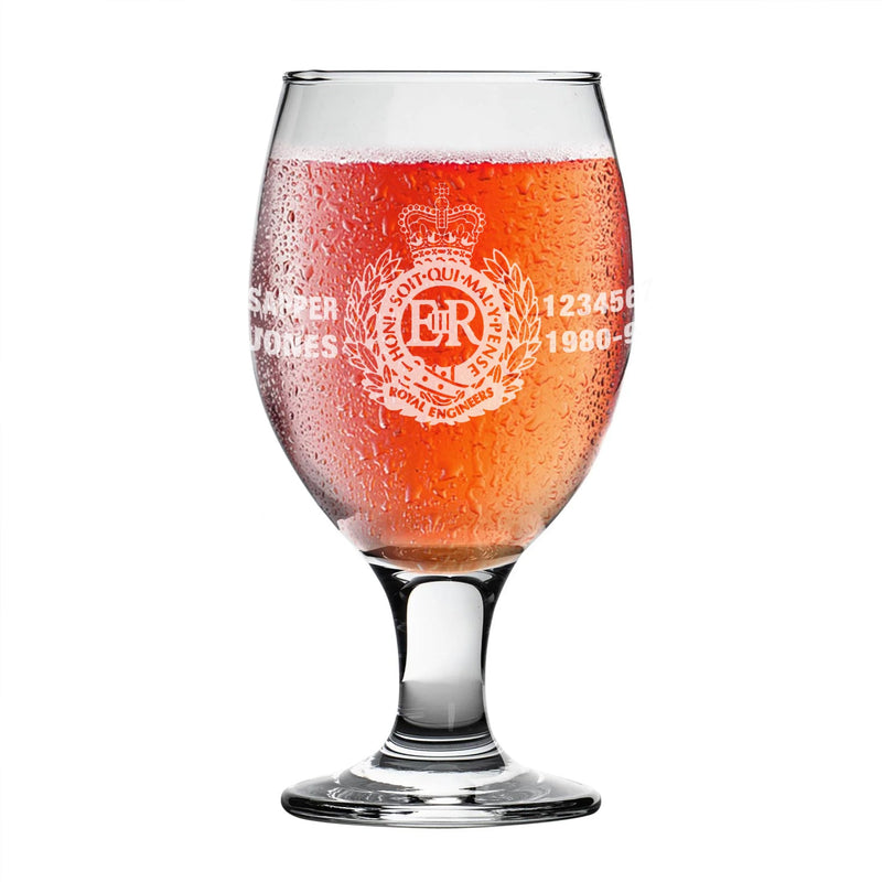 Personalised Engraved Tulip Beer Glass (400ml) – LAV Misket Craft Pint