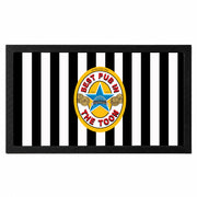 Personalised Best Pub in the Toon black and white bar mat
