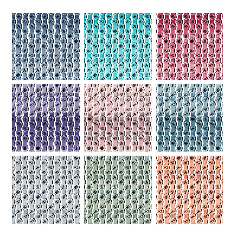 Bike Chain Patterned Personalised Pocket Square