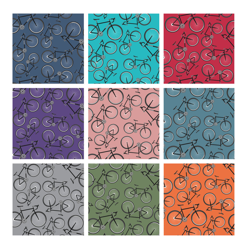 Cycling Pocket Squares – Set of 4