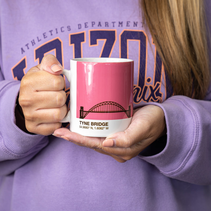 Newcastle Tyne Bridge Mug & Optional Coaster