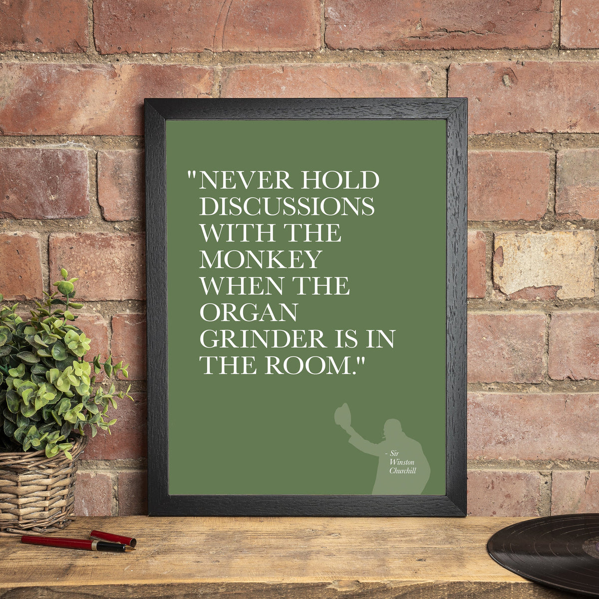 Organ Grinder - Quotation Print — Not Just A Print