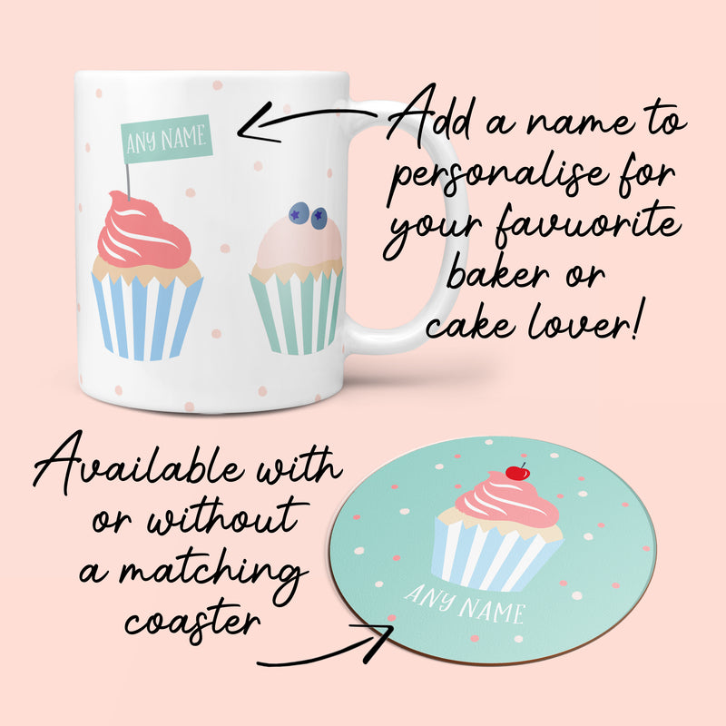 Personalised Cupcake Mug