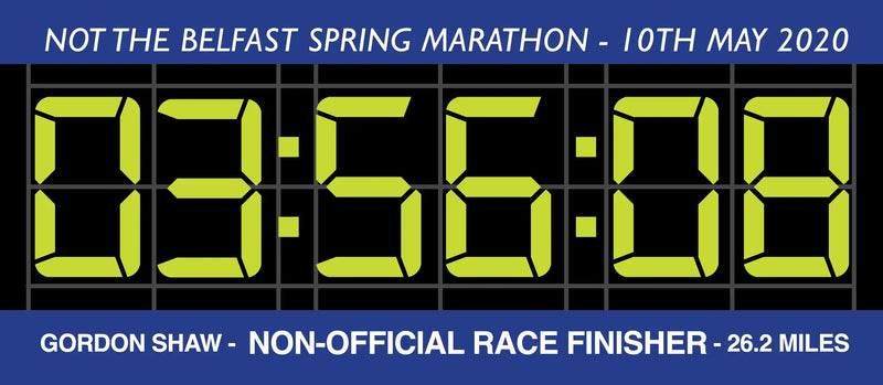 Personalised Race Achievement Digital Timer Framed Print