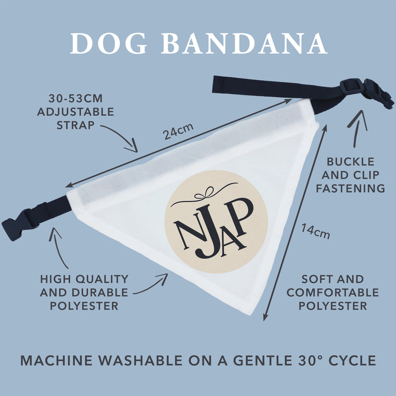 Gift Set For Dog Matching Accessories Patterned