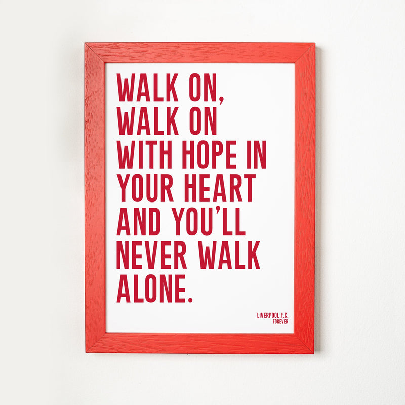 Custom Song Lyric Print – Bold Bright Typography Wall Art | Personalised Music Quote Poster | A5–A1 Print or Framed