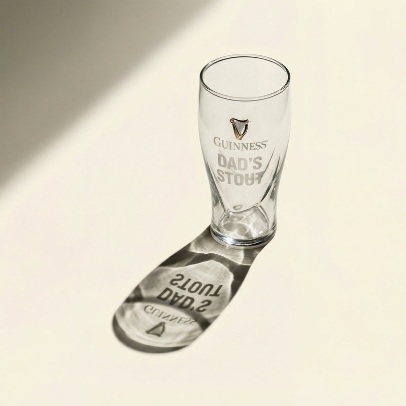 Personalised Guinness Pint Glass – Custom Engraved Pint Glass Gift for Him, Beer Lover Gift, Birthday Gift for Dad, Father’s Day Gift