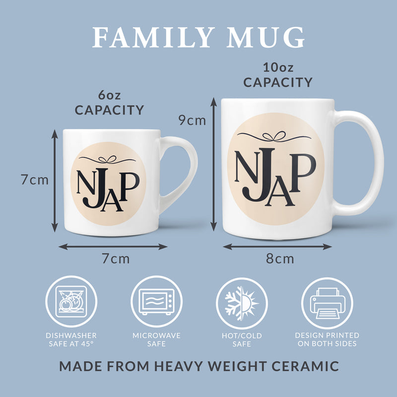 Personalised Christmas Pudding Mug & Coaster • Family Hot-Chocolate Cups • Kids Mini Mug • FREE Hot Choc Gift • Xmas Eve Box Filler