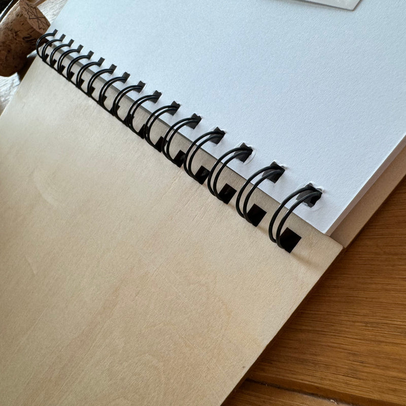 40th Birthday Personalised Wooden Engraved Guest Book
