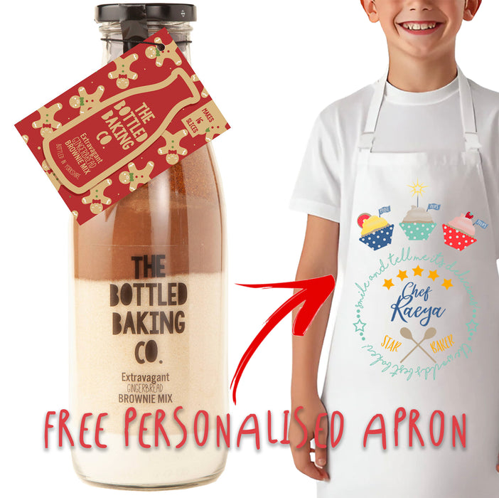 Extravagant Gingerbread Brownie Mix – Now Comes with a FREE Personalised Apron!
