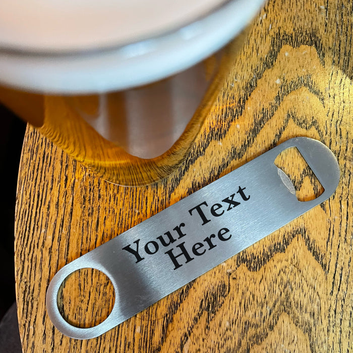 Personalised Cider Lovers Crate Set – Engraved Glass, Coaster & Bottle Opener Gift Hamper