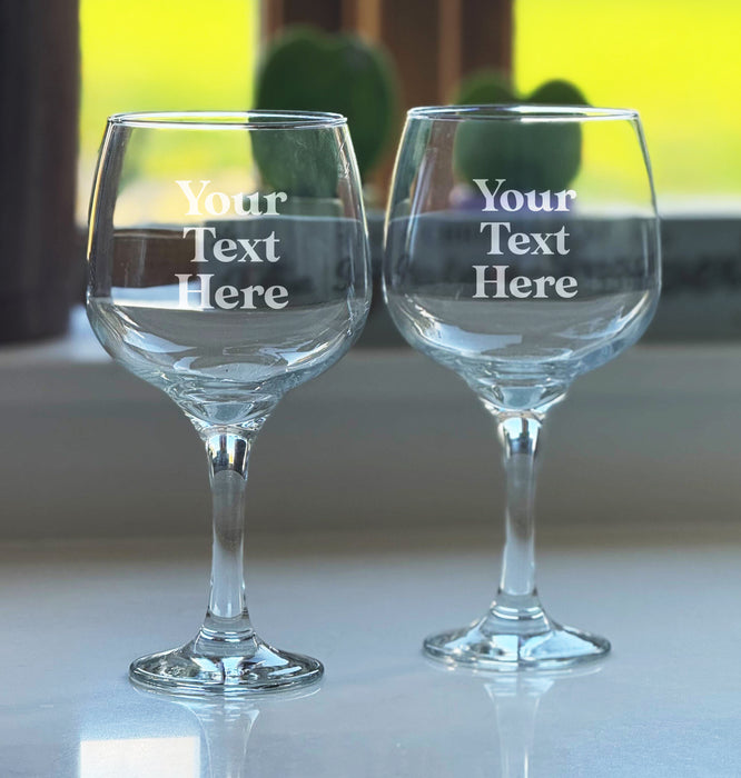 Gin Lovers Personalised Crate Set – Premium Gin Gift with Engraved Glass & Treats