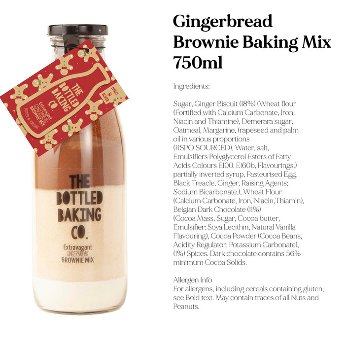 Extravagant Gingerbread Brownie Mix – Now Comes with a FREE Personalised Apron!