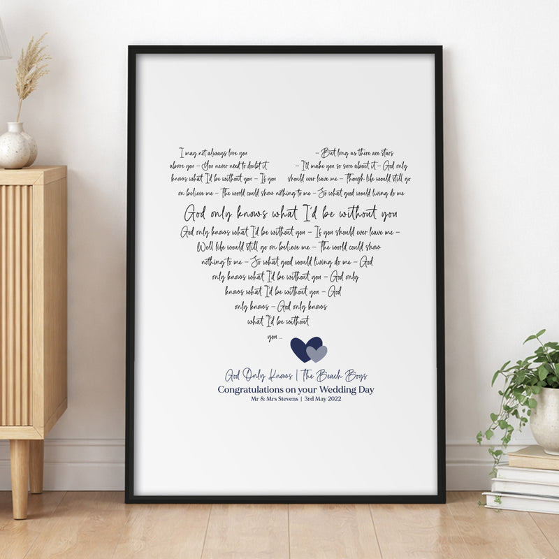 Heart of Words Lyric Print