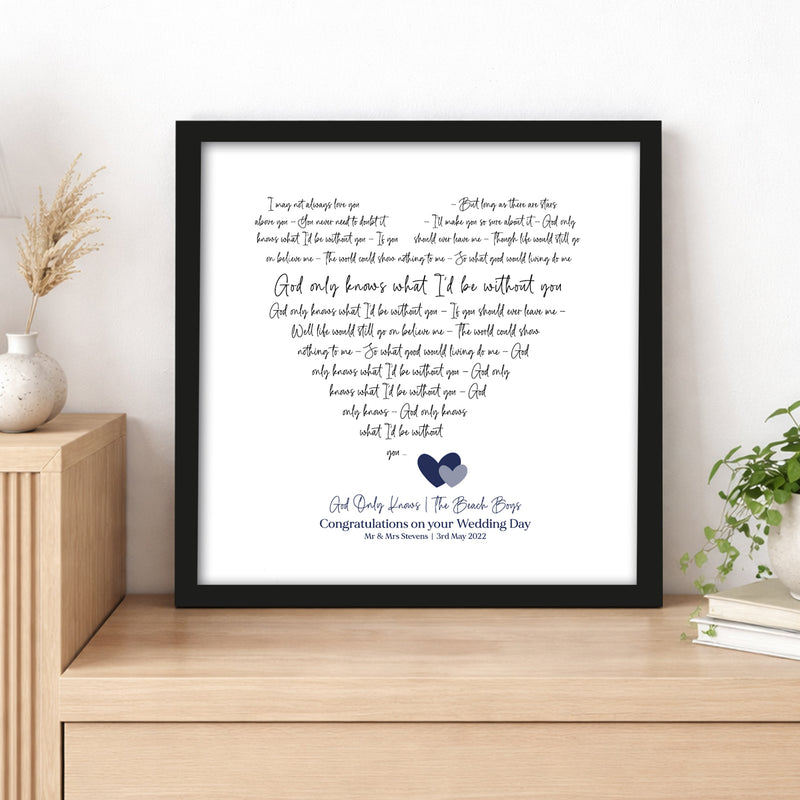 Heart of Words Lyric Print