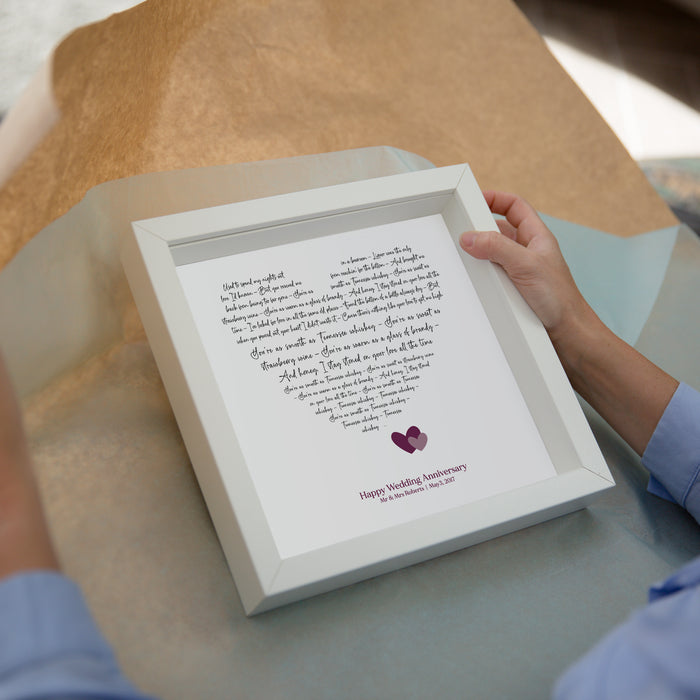 Heart of Words Lyric Print