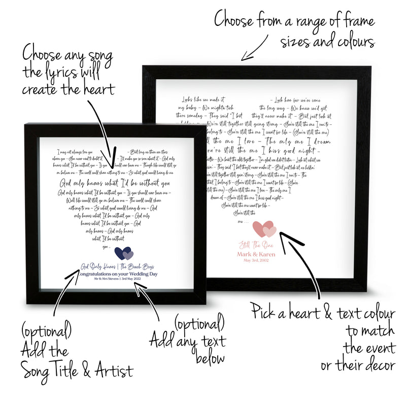 Heart of Words Lyric Print