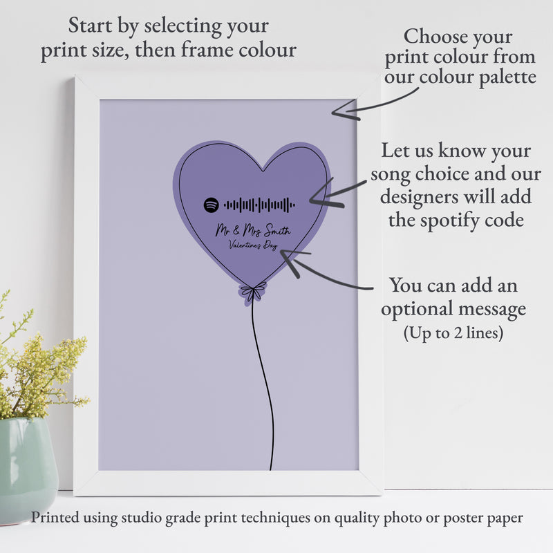Spotify Code Secret Song Print or Playlist