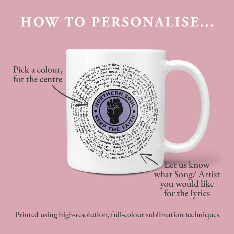 Northern Soul Mug – Keep The Faith Music Lover Gift