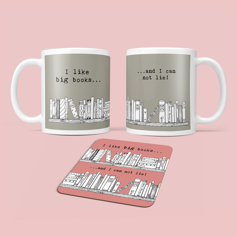 Reading Themed Mug - I Like Big Books And I Can Not Lie