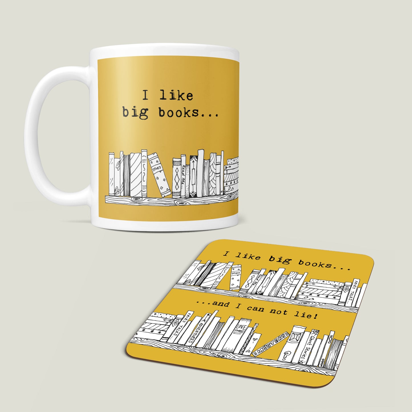 Reading Themed Mug - I Like Big Books And I Can Not Lie