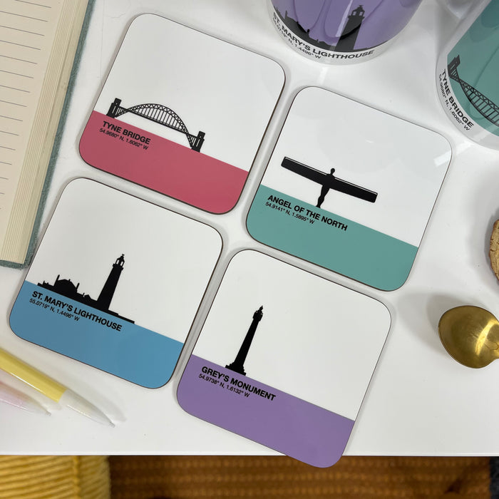 Grey's Monument Newcastle City Mug & Optional Coaster