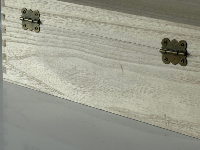 12" Unvarnished Wooden Box
