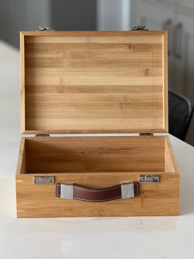 13" Small Luxury Bamboo Box