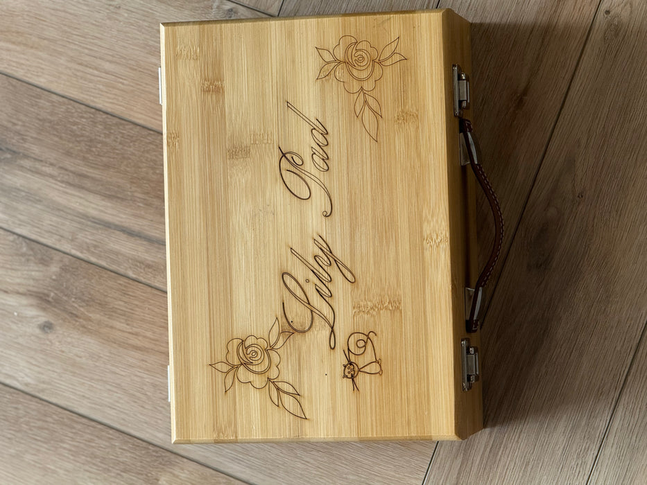 13" Small Luxury Bamboo Box