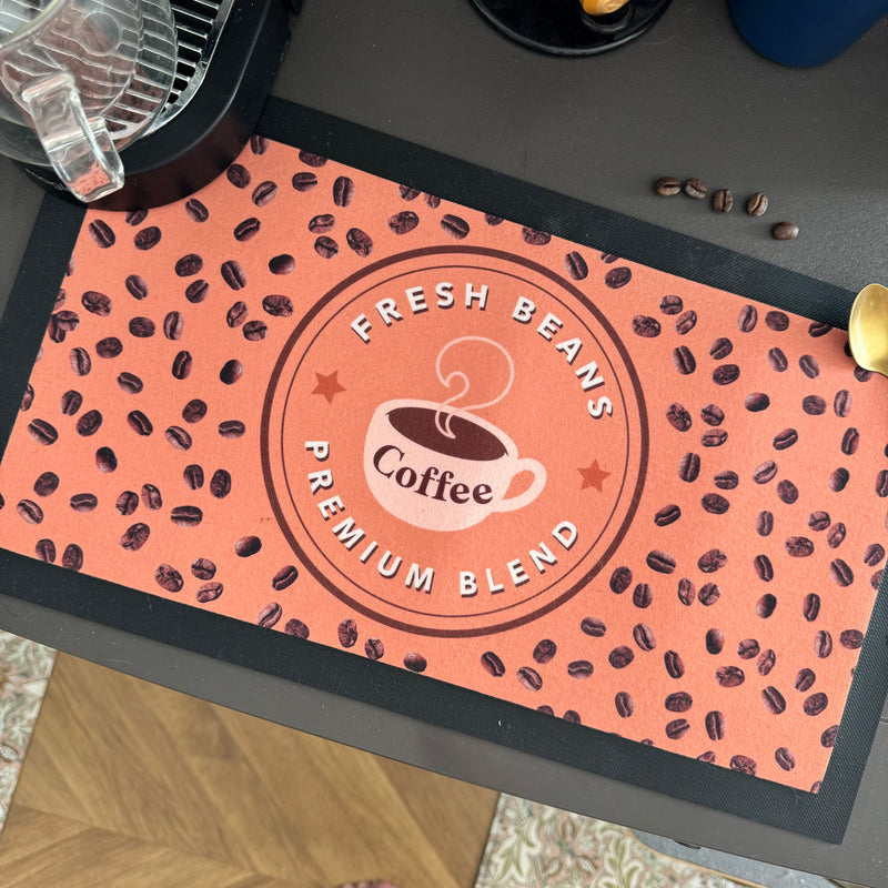 Coffee Station Mat – Coffee Lover Kitchen & Home Bar Mat