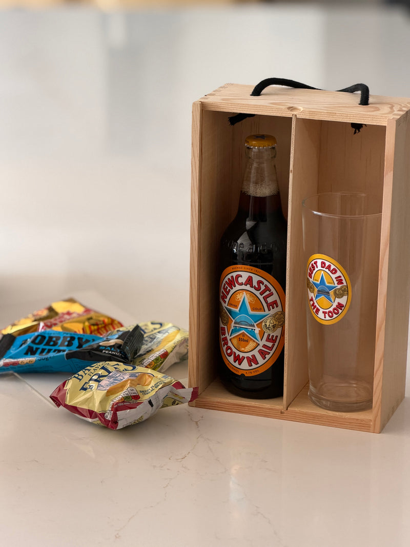 Ultimate Toon Fan Gift Set – Personalised Newcastle Brown Ale Gift Box