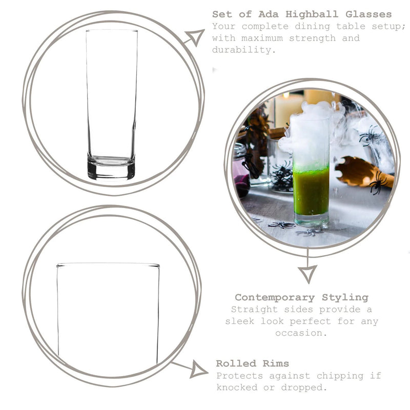 Military Engraved Highball Glass – LAV Ada 315ml