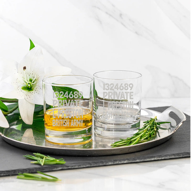 Military Engraved Whisky Tumbler – LAV Ada 305ml